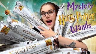 I BOUGHT 12 HARRY POTTER MYSTERY WANDS [upl. by Mayyahk]