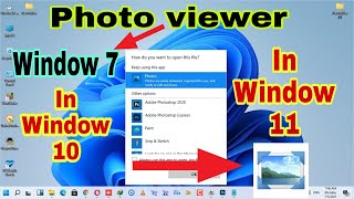 How to Enable Windows photo viewer in Windows 11 Restore the Windows Photo Viewer on Windows 10 [upl. by Clary]