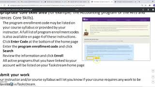 TaskStream Tutorial [upl. by Rosabelle]