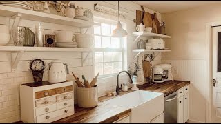 Small Cottage Farmhouse Home Tour [upl. by Barnaba175]