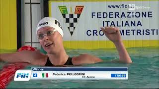 Federica Pellegrini  200m Women Freestyle  Campionati Italiani Assoluti 2021 [upl. by Banks94]