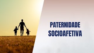 Paternidade socioafetiva [upl. by Eicram918]