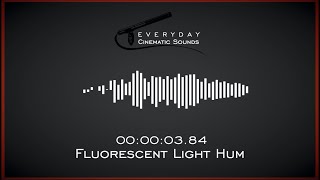 Fluorescent Light Hum  HQ Sound Effect [upl. by Delle]