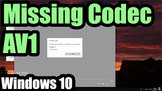 Missing codec 0xc00d5212 Windows 10 [upl. by Umberto]