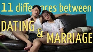 11 Differences Between Dating amp Marriage [upl. by Alleoj]