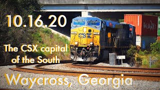 Afternoon Railfanning in Waycross GA [upl. by Stroup]