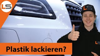 Kunststoff lackieren  Fehler vermeiden  LACKSTORE [upl. by Grady108]