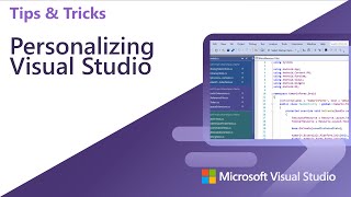 Personalizing Visual Studio 2022 [upl. by Olracnaig]