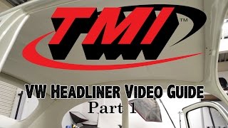 VW BUG Headliner Guide  Part 1 [upl. by Carlin186]