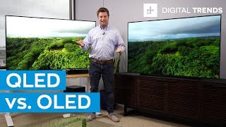 Samsung Q90 4K QLED TV vs LG C9 OLED TV [upl. by Adnarrim]