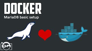 Docker Tutorial  basic setup MariaDB in a Docker container [upl. by Jacquelyn]