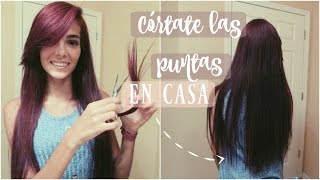 Cómo cortarse las puntas del cabello  Celhelíz [upl. by Ennayar]