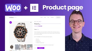 Woocommerce Product Page with Elementor Pro  How to build it yourself [upl. by Ardenia]