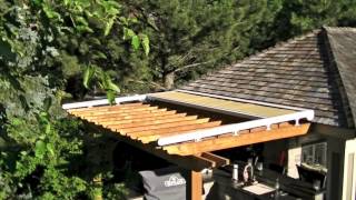 Pergola Retractable Awning [upl. by Dlonyar]