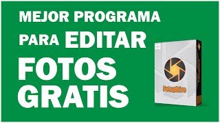 Mejor Editor de FOTOS Profesional 2021  Programa para Recortar Efectos Borrar objetos y Filtros [upl. by Salena888]