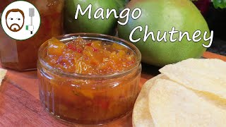 Mango Chutney Recipe  Sweet and delicious spiced chutney [upl. by Sissel]