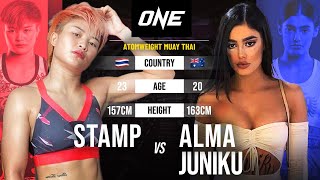 Stamp vs Alma Juniku  Full Fight Replay [upl. by Fia317]