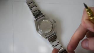 How To Uhrenarmband kürzen Rolex [upl. by Staw]