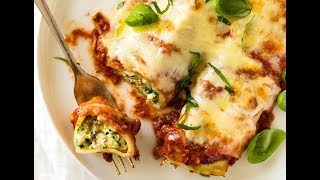 Spinach Ricotta Cannelloni [upl. by Nahsar]