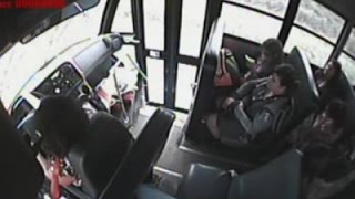 Raw View Inside School Bus Crash in Rural Texas [upl. by Bohner]