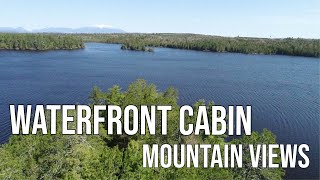 Mountain View Lakefront Log Cabin  Maine Real Estate SOLD [upl. by Fairbanks]