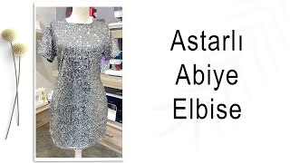 Astarlı Abiye Elbise Dikimi [upl. by Alisha]