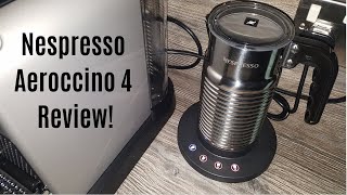 Nespresso Aeroccino 4 Milk Frother Review  Worth upgrading from the Aeroccino 3 [upl. by Ikila]