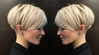 30 BEST SHORT Haircuts 2021 For Women 40 50 60 [upl. by Nazarius984]