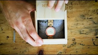 Wie kürze ich meine LAiMER Holzuhr  How to adjust my Laimer wooden watch [upl. by Jodoin]