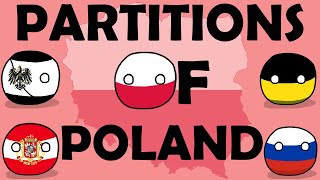 Every Partition Of Poland Explained  Countryball History Video [upl. by Asilef360]