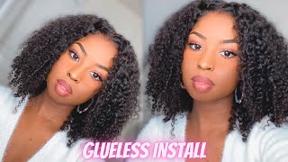 MUST SEE GLUELESS WIG INSTALL 🤯  NO GLUE NO GEL 🚫  LUVME HAIR [upl. by Eillo]