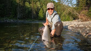 Fly Fishing for Atlantic Salmon Gaspe Peninsula [upl. by Earl743]