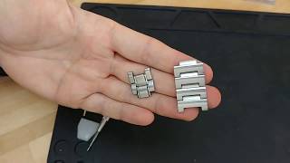 Seiko Armbänder mit Pin und Hülse anpassen Tutorial pin and collar deutsch [upl. by Iaj]