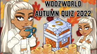 Woozworld Autumn Quiz On Woozworld 2022 [upl. by Yenffad]