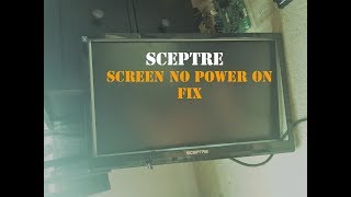 Sceptre Monitor no power on FIX Black Screen FIX [upl. by Mllly]