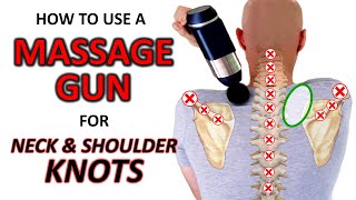 How to Use a Massage Gun to Loosen Tight Neck amp Shoulders [upl. by Av]