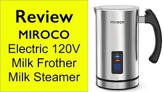 Review Miroco Milk Frother  How to make froth milk at home [upl. by Smart]