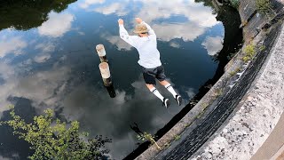 STORROR Parkour Water Challenge  Public Reactions 🇬🇧 [upl. by Bolme211]