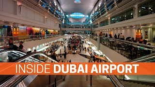 Inside the Dubai Airport  DETAIL TOUR  Busiest Airport In The World [upl. by Pilif257]