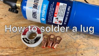 How to Solder a Lug 3 methods compared and tested [upl. by Norga]