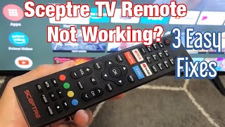 Some Buttons on Sceptre TV Remote Not Working 3 Easy Fixes [upl. by Poppy]