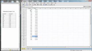 SPSS  Independent Samples tTest [upl. by Neelrad]