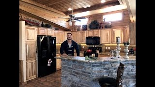 Two Bedroom Two Bath Log Cabin RRC853 MultisectionMonday [upl. by Teraj]