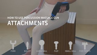 Massage Gun Attachments Explained [upl. by Llecram768]