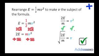 Changing the Subject of the Formula  Addvance Maths  GCSE 😊😊 [upl. by Notnilc]