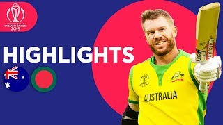 700 Runs In High Scorer  Australia vs Bangladesh  ICC Cricket World Cup 2019  Match Highlights [upl. by Rafaellle]