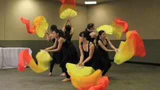 2014 Asian Celebration  Ribbon Fan Dance [upl. by Ynehteb]