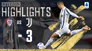 Cagliari 13 Juventus  Ronaldo Scores Perfect HatTrick  EXTENDED Highlights [upl. by Geneva288]