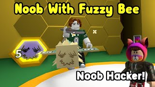 Noob With Fuzzy Bee Made 20 Million Honey  Bee Swarm Simulator [upl. by Everson]