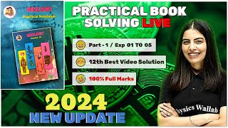 Class 12th Biology Practical 2024  Practical Book amp Solution Download PDF  Part  1  Exp 1 to 5 [upl. by Rodd454]